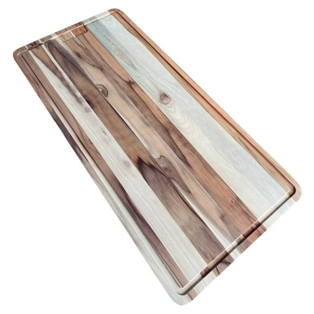 Dřevěné prkénko na krájení 80 x 38 x 1,9 cm
