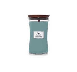 WoodWick sklo velké - Evergreen Cashmere