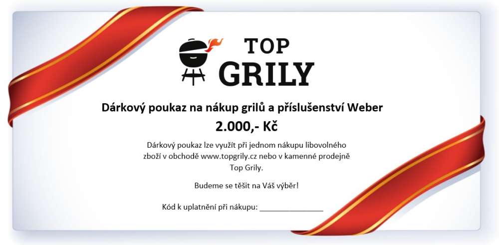 Topgrily.cz Dárkový poukaz 2.000 Kč