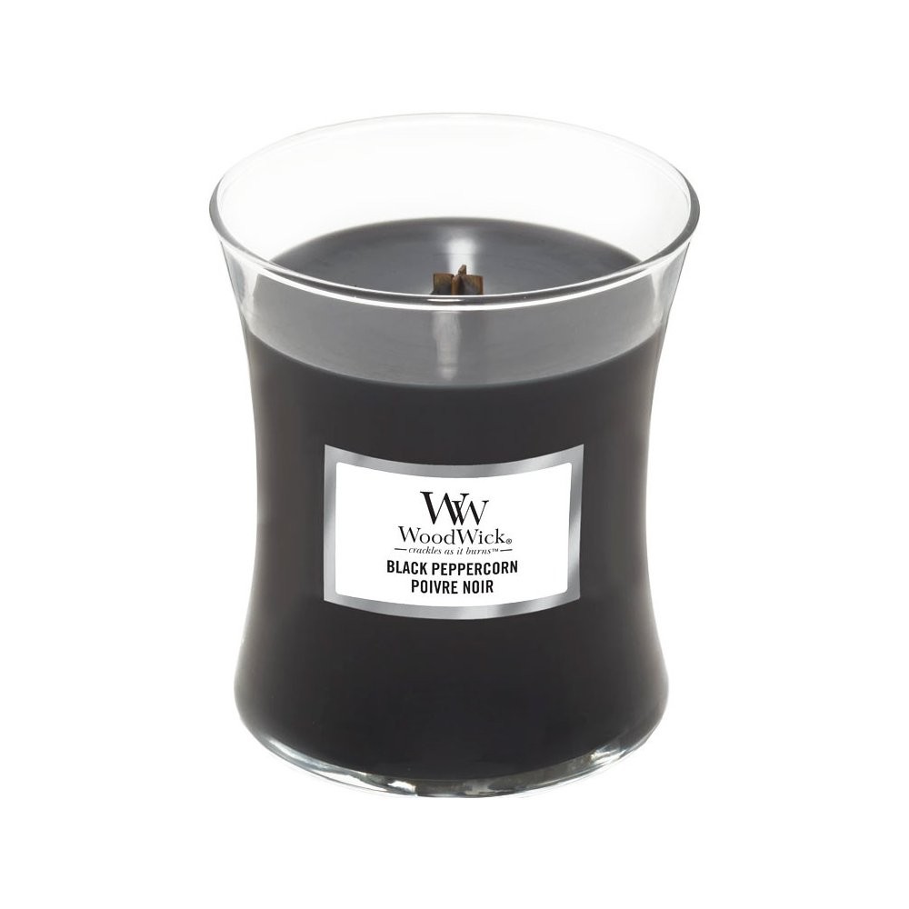 Vonná svíčka WoodWick střední - Black Peppercorn