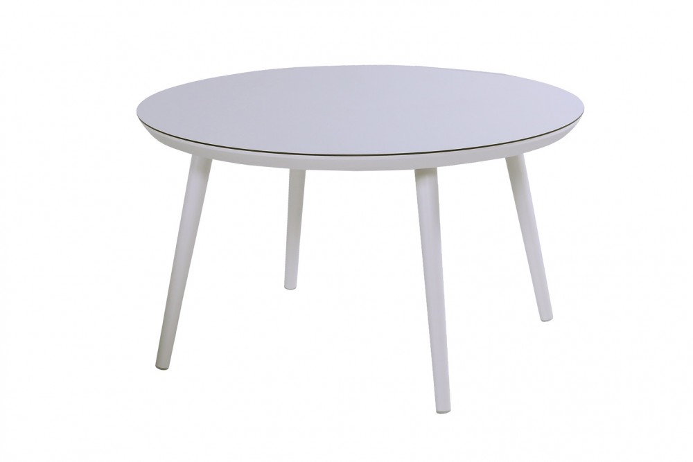 Zahradní jídelní stůl Sophie Studio průměr 128 cm - bílý