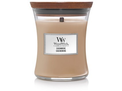 Vonná svíčka WoodWick střední - Cashmere